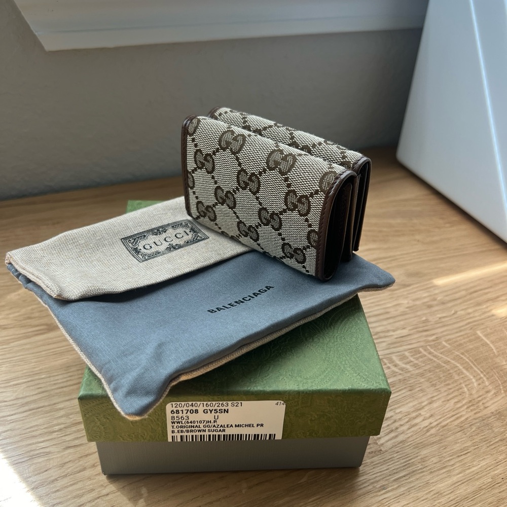 GUCCI BALENCIAGA The Hacker Project Tri-fold Wallet